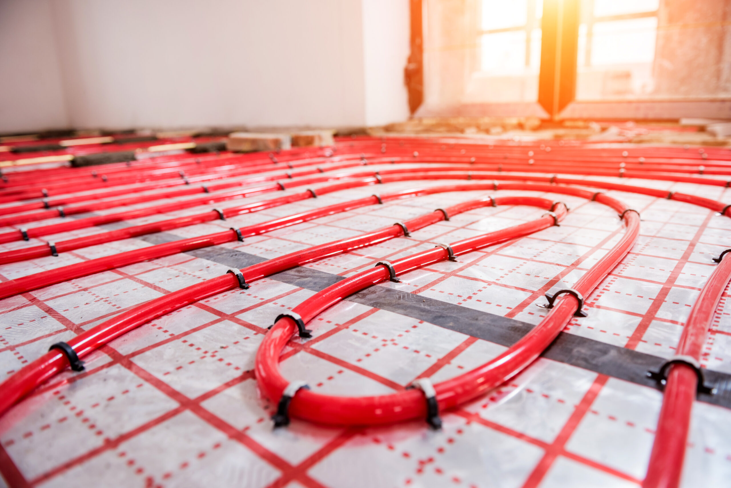 Water heating system and underfloor heating system Loft Conversion